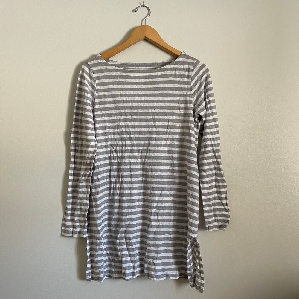 Eileen Fisher • Organic Linen Striped Tunic Dress